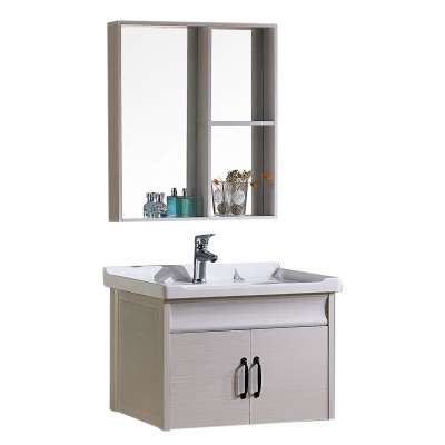 2020 factory wholesale storage aluminum vanity bathroom modern