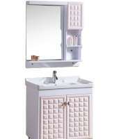 hot selling floor standing bath pvc vanity cabinet for sale